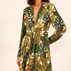 Farm Rio Paradise Forest Maxi Dress
Toucan Print